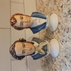 Vintage Lefton Chopin and Mendelssohn Porcelain Figurines